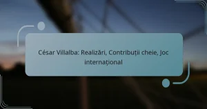 César Villalba: Realizări, Contribuții cheie, Joc internațional
